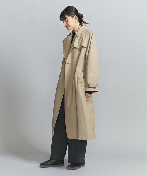 BEAUTY&YOUTH UNITED ARROWS / ビューティー&ユース ユナイテッドアローズ トレンチコート | コットンブレンドギャバ トレンチコート -撥水加工- | 詳細2