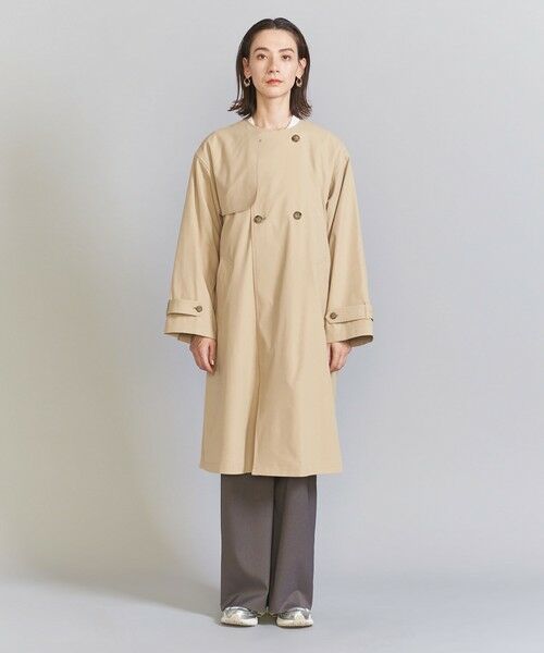 BEAUTY&YOUTH UNITED ARROWS / ビューティー&ユース ユナイテッドアローズ トレンチコート | 【WEB限定】ノーカラートレンチコート | 詳細6