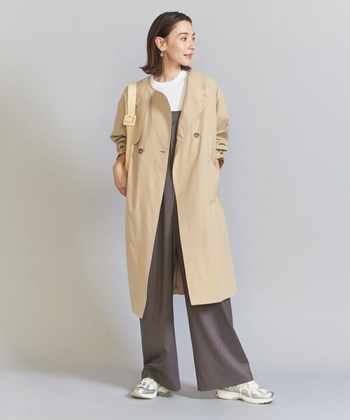 BEAUTY&YOUTH UNITED ARROWS / ビューティー&ユース ユナイテッドアローズ トレンチコート | 【WEB限定】ノーカラートレンチコート | 詳細3