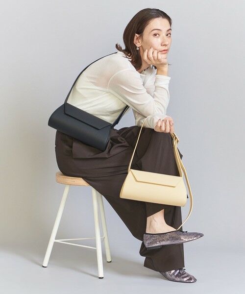 BEAUTY&YOUTH UNITED ARROWS / ビューティー&ユース ユナイテッドアローズ ショルダーバッグ | ロングフラップ ワイドベルト ショルダーバッグ -2WAY- | 詳細2