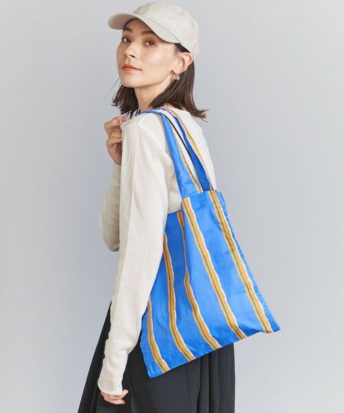 BEAUTY&YOUTH UNITED ARROWS / ビューティー&ユース ユナイテッドアローズ トートバッグ | ストライプ ポケッタブル トートバッグ | 詳細17