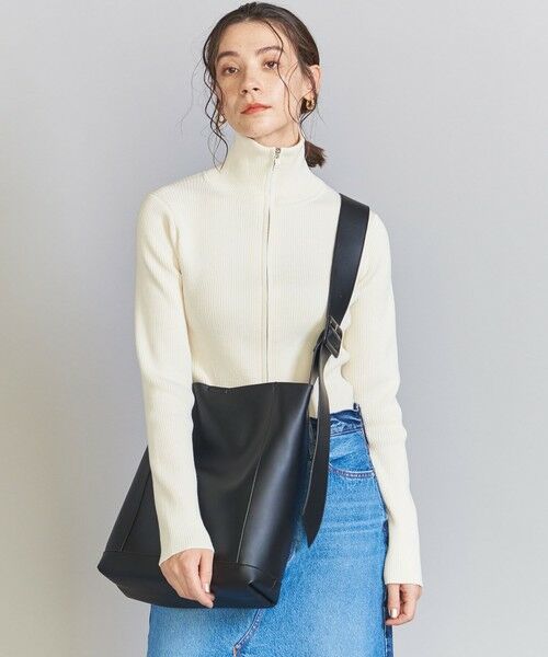 BEAUTY&YOUTH UNITED ARROWS / ビューティー&ユース ユナイテッドアローズ ショルダーバッグ | ソフト ワイドベルト ビッグ ショルダーバッグ | 詳細11