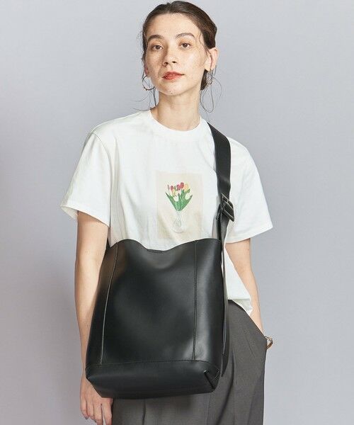 BEAUTY&YOUTH UNITED ARROWS / ビューティー&ユース ユナイテッドアローズ ショルダーバッグ | ソフト ワイドベルト ビッグ ショルダーバッグ | 詳細4