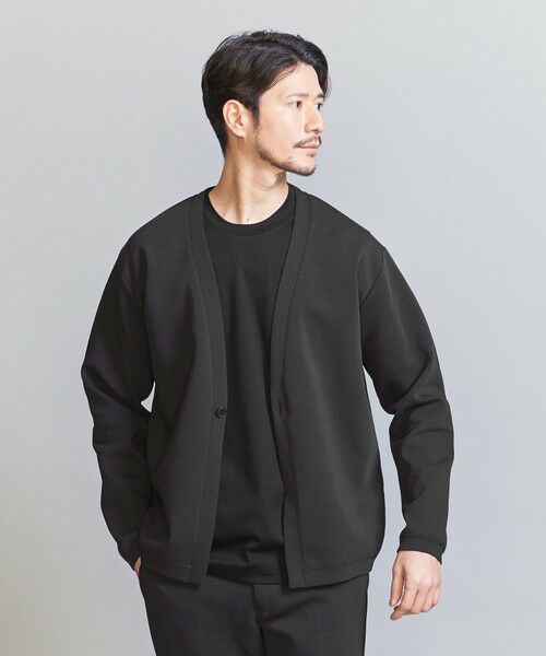 BEAUTY&YOUTH UNITED ARROWS / ビューティー&ユース ユナイテッドアローズ カーディガン・ボレロ | 【WEB限定 WARDROBE SMART】ダブルニット カーディガン/セットアップ対応 | 詳細1