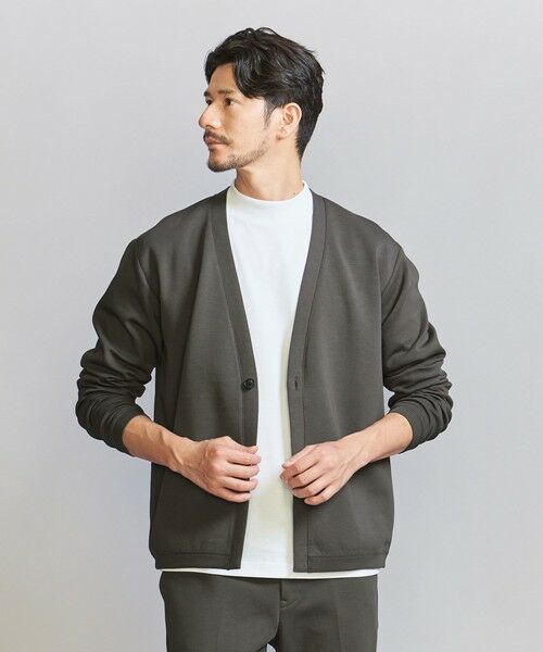 BEAUTY&YOUTH UNITED ARROWS / ビューティー&ユース ユナイテッドアローズ カーディガン・ボレロ | 【WEB限定 WARDROBE SMART】ダブルニット カーディガン/セットアップ対応 | 詳細12