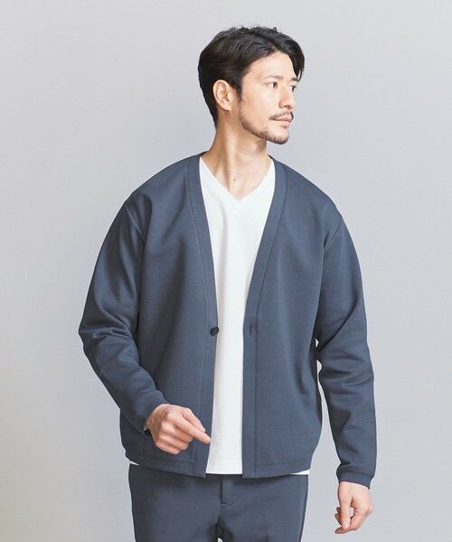 BEAUTY&YOUTH UNITED ARROWS / ビューティー&ユース ユナイテッドアローズ カーディガン・ボレロ | 【WEB限定 WARDROBE SMART】ダブルニット カーディガン/セットアップ対応 | 詳細15