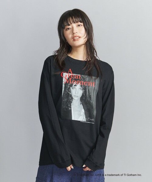 BEAUTY&YOUTH UNITED ARROWS / ビューティー&ユース ユナイテッドアローズ カットソー | 【別注】＜GOOD ROCK SPEED＞LIFE Magazine プリント ロングスリーブTシャツ | 詳細1