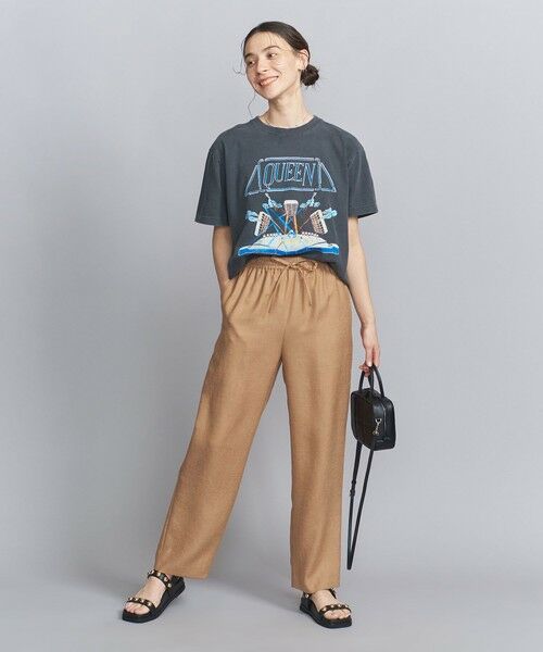 BEAUTY&YOUTH UNITED ARROWS / ビューティー&ユース ユナイテッドアローズ その他パンツ | リネンライク ドローストイージーパンツ -ウォッシャブル- | 詳細21