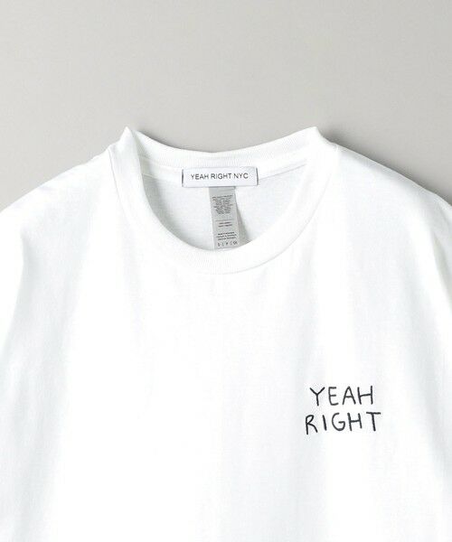 BEAUTY&YOUTH UNITED ARROWS / ビューティー&ユース ユナイテッドアローズ Tシャツ | ＜Yeah Right NYC＞YEAH RIGHT Tシャツ | 詳細8