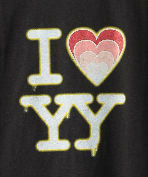 BEAUTY&YOUTH UNITED ARROWS / ビューティー&ユース ユナイテッドアローズ カットソー | ＜OPEN Yy＞I LOVE YY BOX Tシャツ | 詳細18