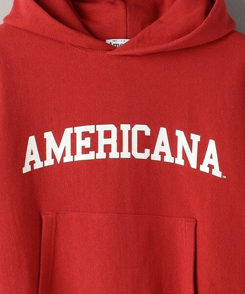 ＜Americana＞カットオフスウェット フード プルオーバー