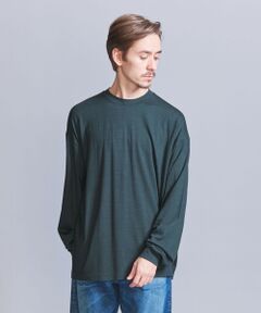 ウォッシャブルウール ロングスリーブ Tシャツ ‐ MADE IN JAPAN ‐