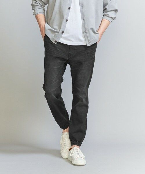 WEB限定 WARDROBE SMART】NEWスキン デニム スキニー ジョガー 