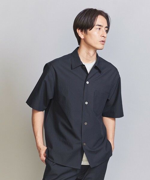 BEAUTY&YOUTH UNITED ARROWS / ビューティー&ユース ユナイテッドアローズ シャツ・ブラウス | KOMATSU PACK キャンプカラー ショートスリーブ シャツ -セットアップ対応 撥水機能- | 詳細16