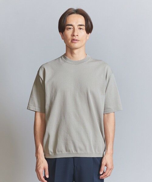 BEAUTY&YOUTH UNITED ARROWS / ビューティー&ユース ユナイテッドアローズ ニット・セーター | デオドラント  ニットTシャツ -抗菌・防臭 ウォッシャブル- | 詳細4