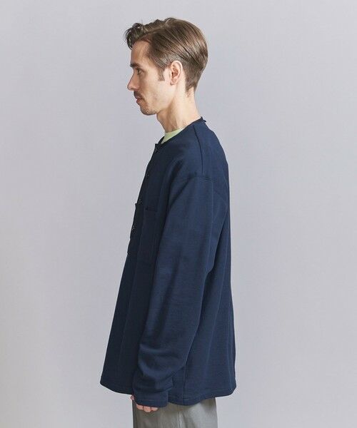 セール】 ＜TUBE＞ 2ポケット ヘンリーネック ロングスリーブ Tシャツ 