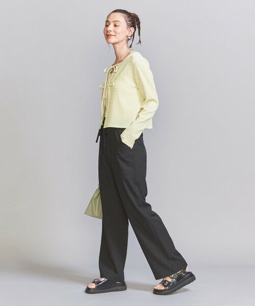 BEAUTY&YOUTH UNITED ARROWS / ビューティー&ユース ユナイテッドアローズ その他パンツ | 【WEB限定】リネンライク イージーパンツ -ウォッシャブル- | 詳細7