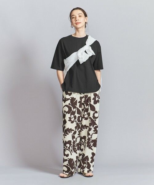 BEAUTY&YOUTH UNITED ARROWS / ビューティー&ユース ユナイテッドアローズ カットソー | コットン天竺 ラウンドヘム ショートスリーブカットソー | 詳細12