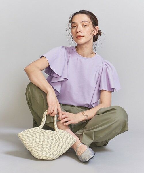 BEAUTY&YOUTH UNITED ARROWS / ビューティー&ユース ユナイテッドアローズ カットソー | 【WEB限定】ポンチ ラッフルスリーブカットソー | 詳細27