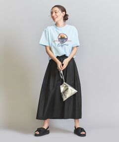 【WEB限定】タフタ バルーンギャザースカート
