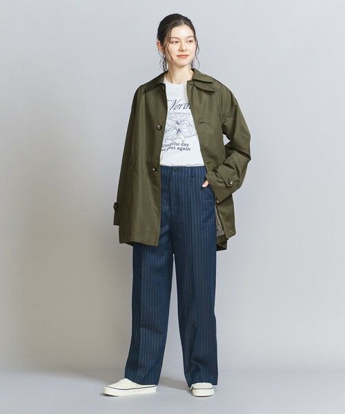 BEAUTY&YOUTH UNITED ARROWS / ビューティー&ユース ユナイテッドアローズ ステンカラーコート | 【WEB限定】タフタ ミドルステンカラーコート | 詳細17