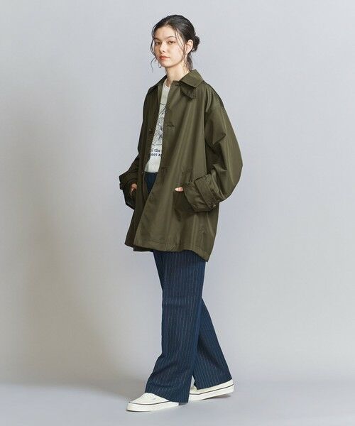 BEAUTY&YOUTH UNITED ARROWS / ビューティー&ユース ユナイテッドアローズ ステンカラーコート | 【WEB限定】タフタ ミドルステンカラーコート | 詳細18