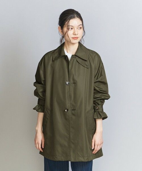 BEAUTY&YOUTH UNITED ARROWS / ビューティー&ユース ユナイテッドアローズ ステンカラーコート | 【WEB限定】タフタ ミドルステンカラーコート | 詳細19