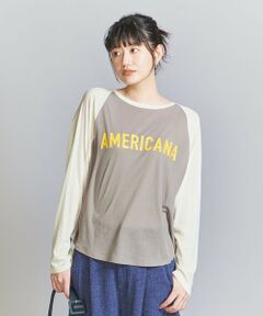 ＜Americana＞シアー ベースボール Tシャツ