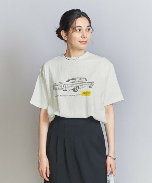 BEAUTY&YOUTH UNITED ARROWS / ビューティー&ユース ユナイテッドアローズ Tシャツ | ＜Americana＞プリント Tシャツ | 詳細2