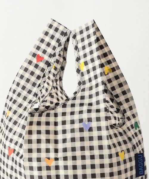 BEAUTY&YOUTH UNITED ARROWS / ビューティー&ユース ユナイテッドアローズ エコバッグ | ＜BAGGU＞BABY ギンガムチェック ハート | 詳細4