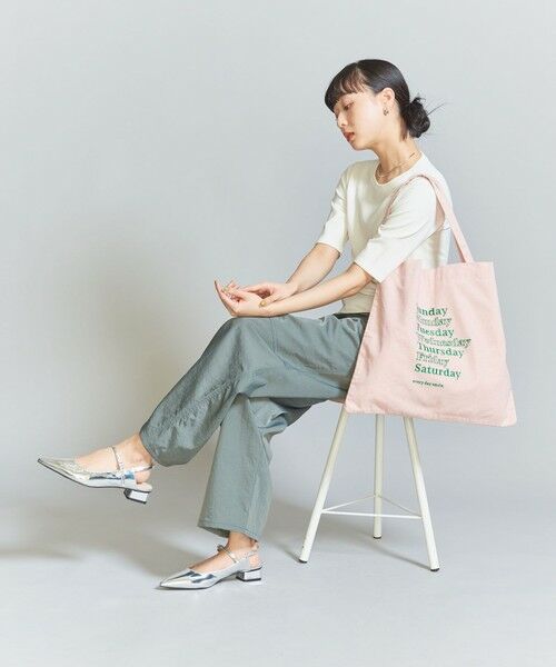 BEAUTY&YOUTH UNITED ARROWS / ビューティー&ユース ユナイテッドアローズ ショルダーバッグ | ＜beej＞エンブロイダリー ロゴ ショルダーバッグ | 詳細11