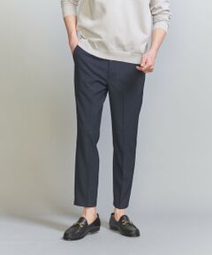 【WEB限定 WARDROBE SMART】テック シアサッカー テーパード アンクルパンツ