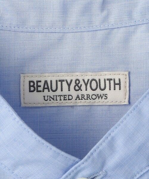 BEAUTY&YOUTH UNITED ARROWS / ビューティー&ユース ユナイテッドアローズ シャツ・ブラウス | バンドカラー スクエア ショートスリーブ シャツ | 詳細19