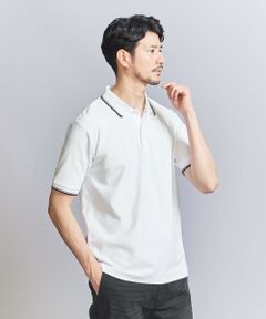 【WEB限定 WARDROBE SMART】ステイ クリーン ピケ ライン ポロシャツ【抗菌・防臭】