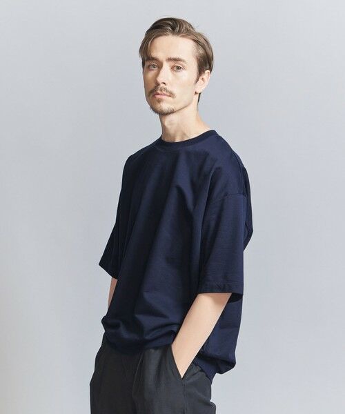 BEAUTY&YOUTH UNITED ARROWS / ビューティー&ユース ユナイテッドアローズ カットソー | カネマサメリヤス メローコットン スウェット Ｔシャツ -MADE IN JAPAN- | 詳細25