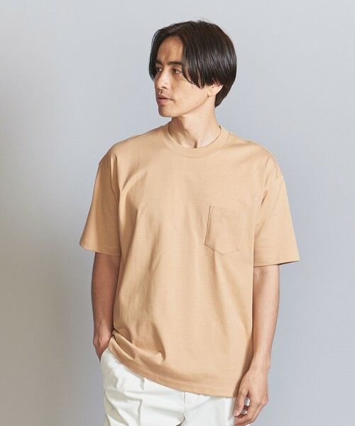 BEAUTY&YOUTH UNITED ARROWS / ビューティー&ユース ユナイテッドアローズ カットソー | コットン ポケット Tシャツ ‐MADE IN JAPAN‐ | 詳細16
