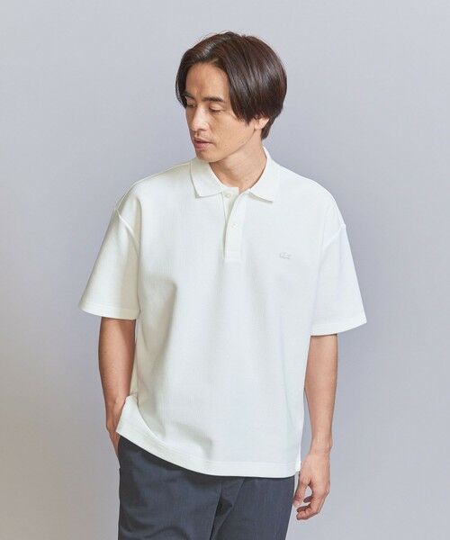 BEAUTY&YOUTH UNITED ARROWS / ビューティー&ユース ユナイテッドアローズ カットソー | ＜LACOSTE for BEAUTY&YOUTH＞ 1トーン ポロシャツ | 詳細1