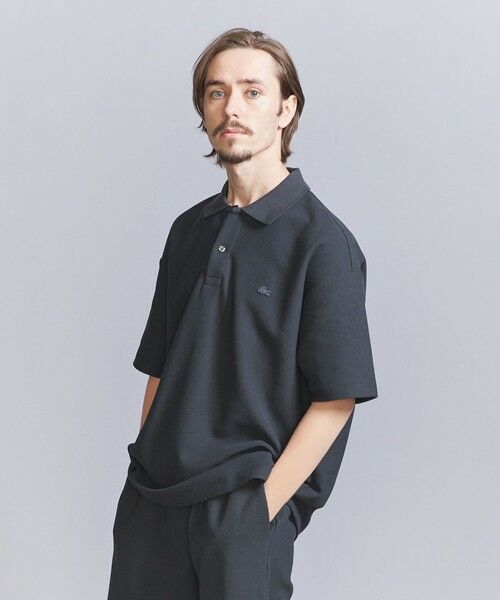 BEAUTY&YOUTH UNITED ARROWS / ビューティー&ユース ユナイテッドアローズ カットソー | ＜LACOSTE for BEAUTY&YOUTH＞ 1トーン ポロシャツ | 詳細10