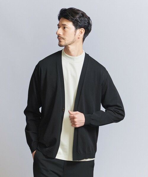 BEAUTY&YOUTH UNITED ARROWS / ビューティー&ユース ユナイテッドアローズ カーディガン・ボレロ | 【WEB限定 WARDROBE SMART】マシーンウォッシュ 1B カーディガン【抗菌・防臭】 | 詳細2