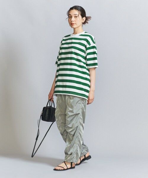 BEAUTY&YOUTH UNITED ARROWS / ビューティー&ユース ユナイテッドアローズ Tシャツ | ＜DAIWA PIER39＞ドローストリング ボーダー Tシャツ | 詳細2