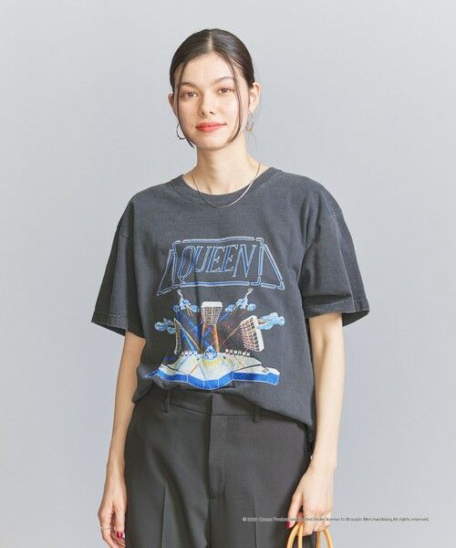 BEAUTY&YOUTH UNITED ARROWS / ビューティー&ユース ユナイテッドアローズ カットソー | 【別注】＜GOOD ROCK SPEED＞QUEEN プリントTシャツ | 詳細8