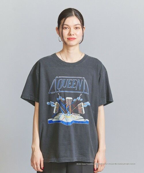 BEAUTY&YOUTH UNITED ARROWS / ビューティー&ユース ユナイテッドアローズ カットソー | 【別注】＜GOOD ROCK SPEED＞QUEEN プリントTシャツ | 詳細12