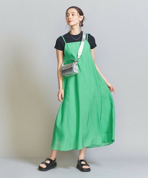 セール】 シア— フレア キャミワンピース （ロング・マキシ丈  