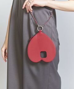 ＜ajew＞dress HEART チェーン ストラップ iPhone15Proケース