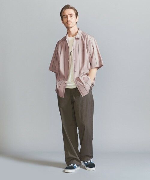 BEAUTY&YOUTH UNITED ARROWS / ビューティー&ユース ユナイテッドアローズ シャツ・ブラウス | ワイドピッチ ストライプ オープンカラー フォルム シャツ | 詳細10