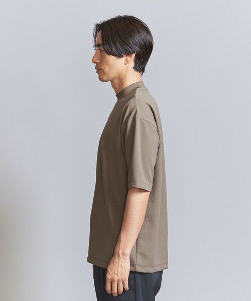 BEAUTY&YOUTH UNITED ARROWS / ビューティー&ユース ユナイテッドアローズ カットソー | クール ペアスキン モックネック Tシャツ ‐接触冷感‐ | 詳細9