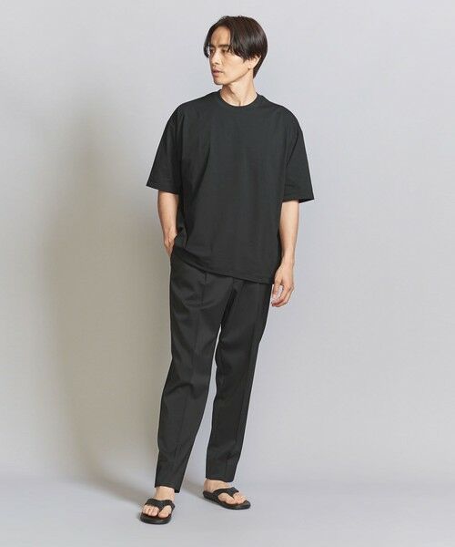 BEAUTY&YOUTH UNITED ARROWS / ビューティー&ユース ユナイテッドアローズ カットソー | グリッドドット アジャスト クルーネック Tシャツ | 詳細3