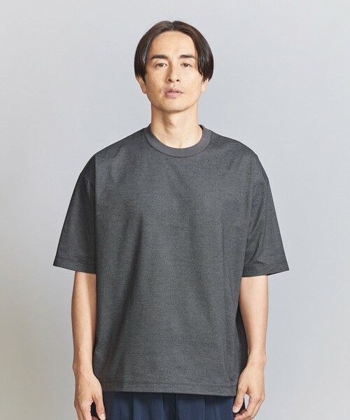 BEAUTY&YOUTH UNITED ARROWS / ビューティー&ユース ユナイテッドアローズ カットソー | グリッドドット アジャスト クルーネック Tシャツ | 詳細13