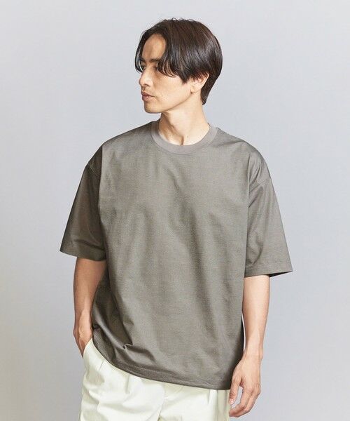 BEAUTY&YOUTH UNITED ARROWS / ビューティー&ユース ユナイテッドアローズ カットソー | グリッドドット アジャスト クルーネック Tシャツ | 詳細23