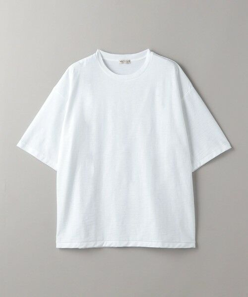 BEAUTY&YOUTH UNITED ARROWS / ビューティー&ユース ユナイテッドアローズ カットソー | スクラッチスラブ クルーネック Tシャツ | 詳細4